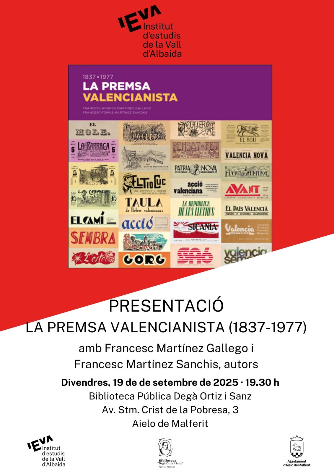 PRESENTACIÓ... La premsa valencianista (1837-1977)