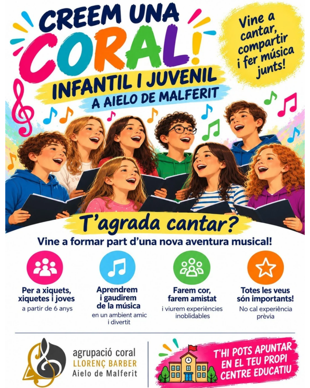 T'AGRADA CANTAR?
