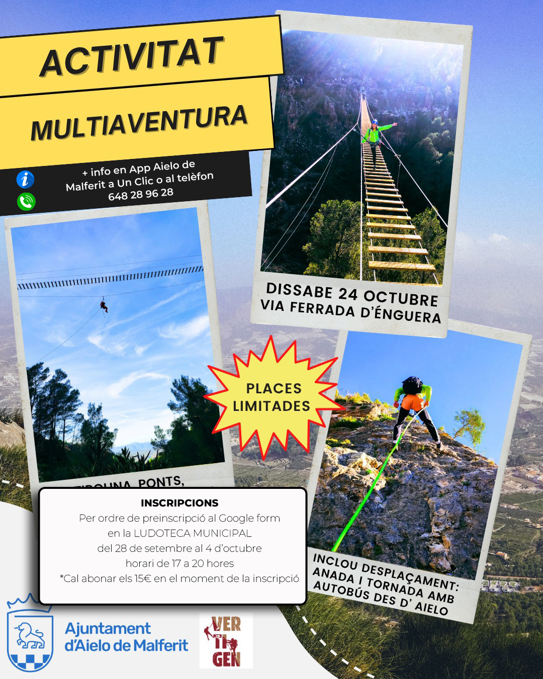 ACTIVITAT MULTIAVENTURA: VIA FERRADA!