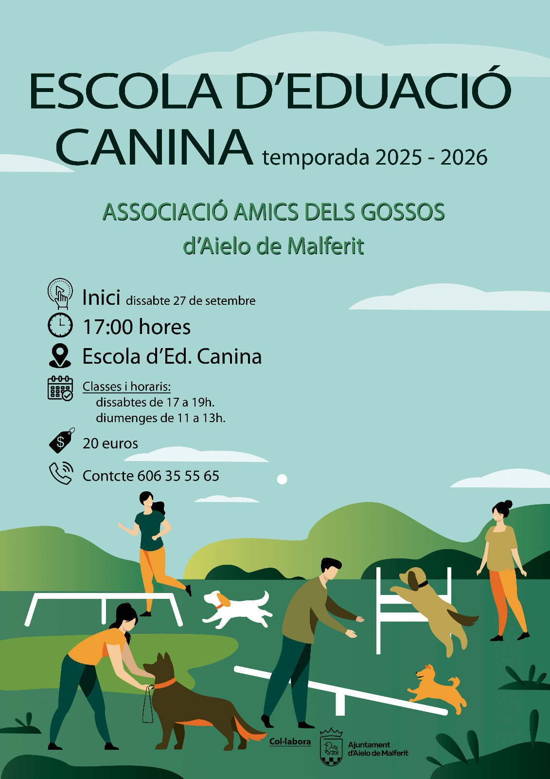 ESCOLA D\'EDUCACIÓ CANINA | Inici de les classes