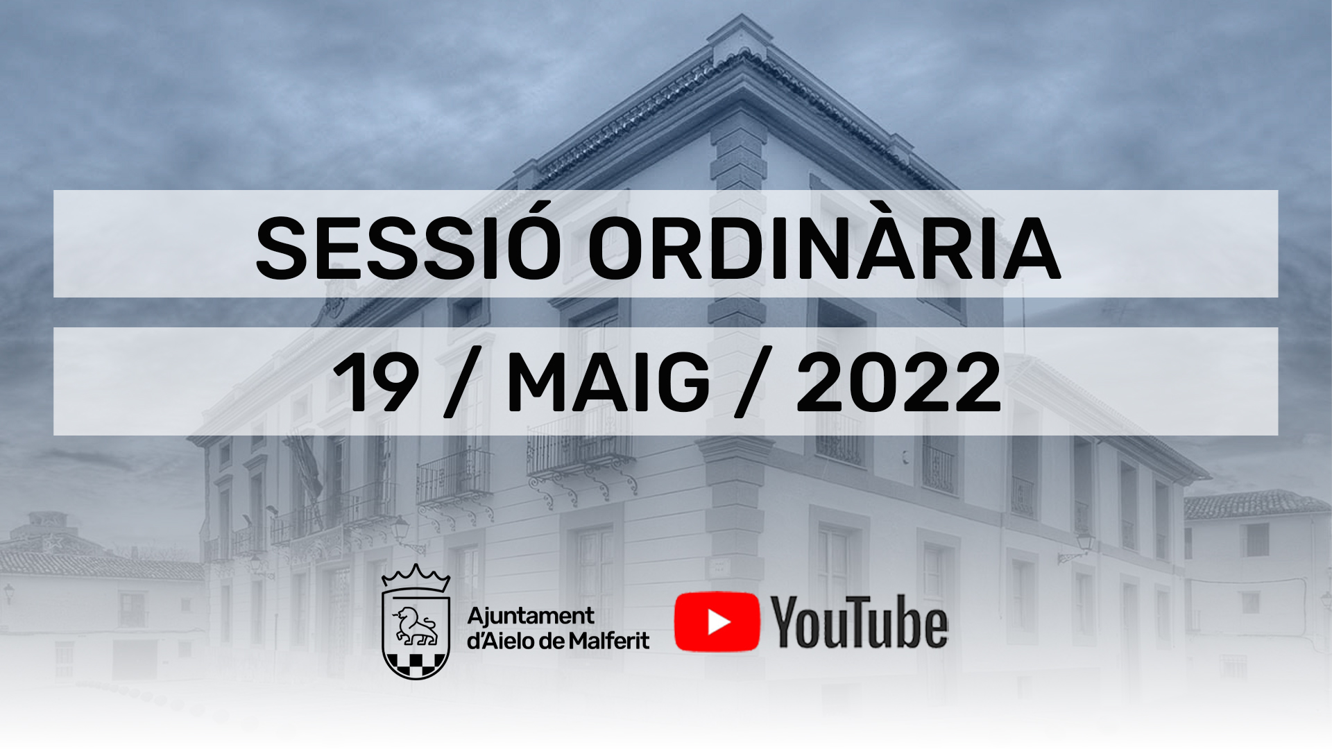 Video del Ple del 19 de maig del 2022