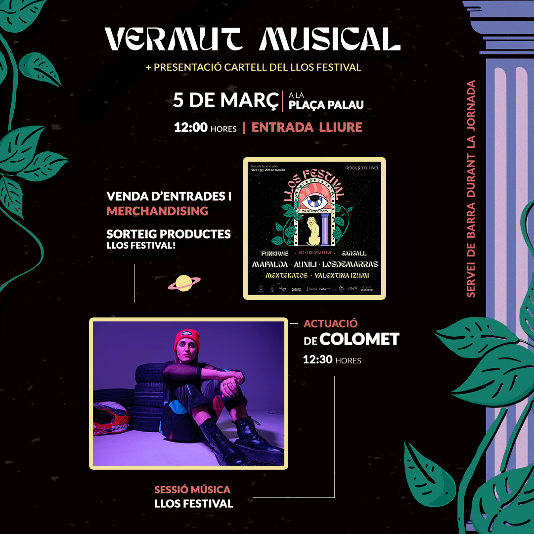 Vermut Musical + Presentació del Cartell Llos Festival 2023