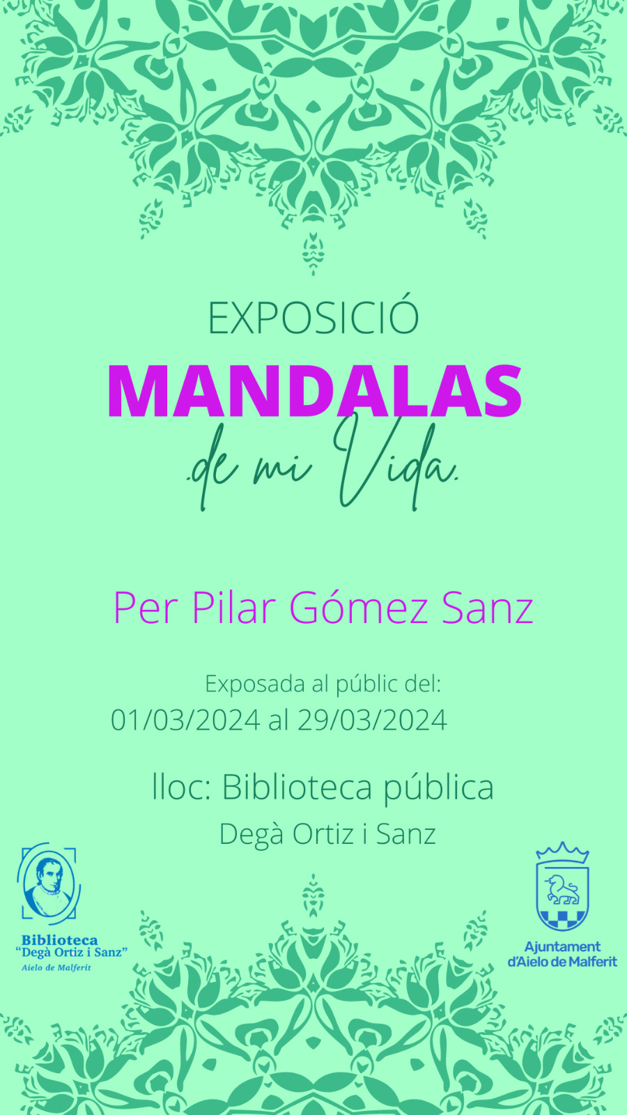 EXPOSICIÓ "Mandalas de mi vida"