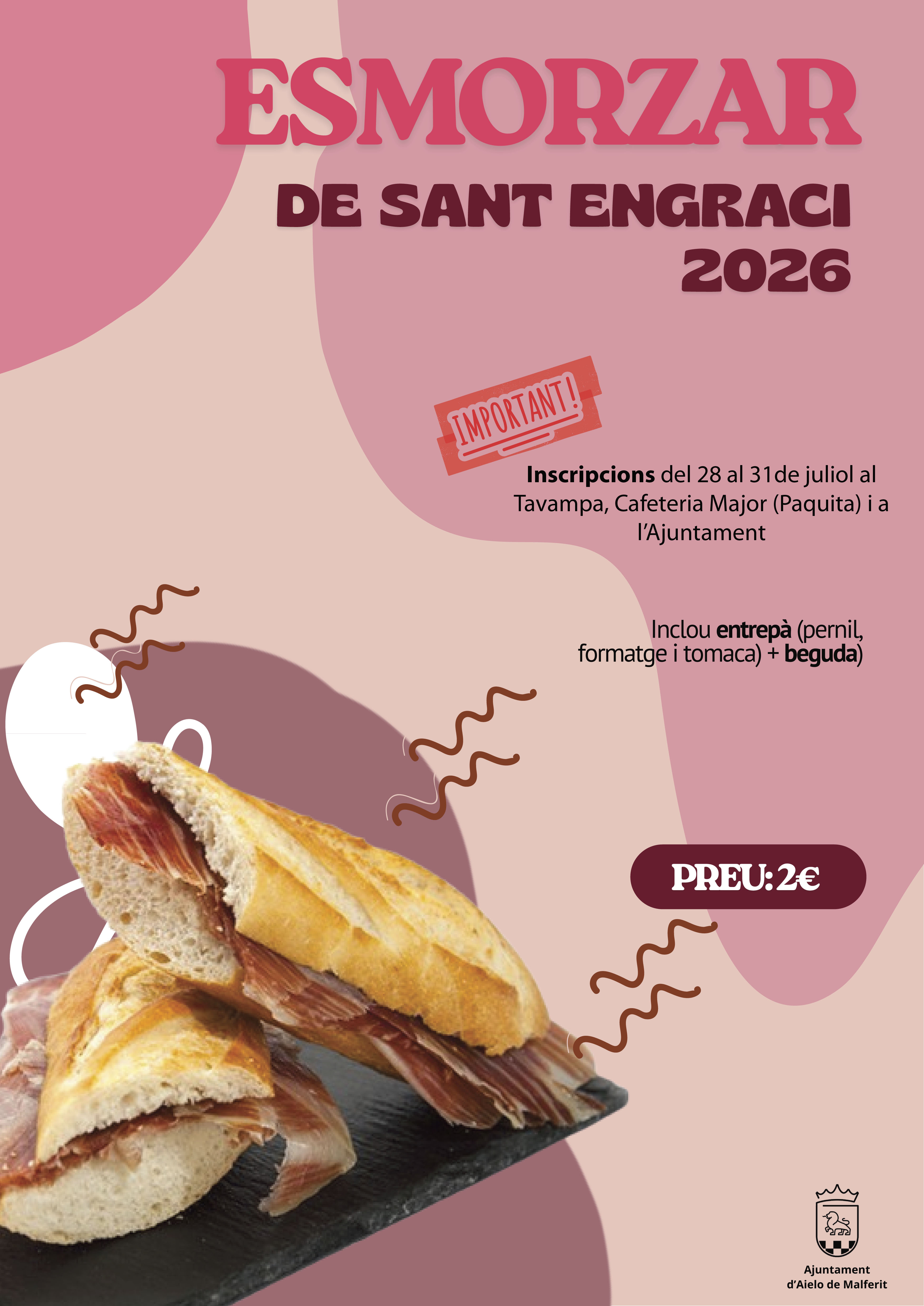 Inscripcions del 28 al 31 de juliol 