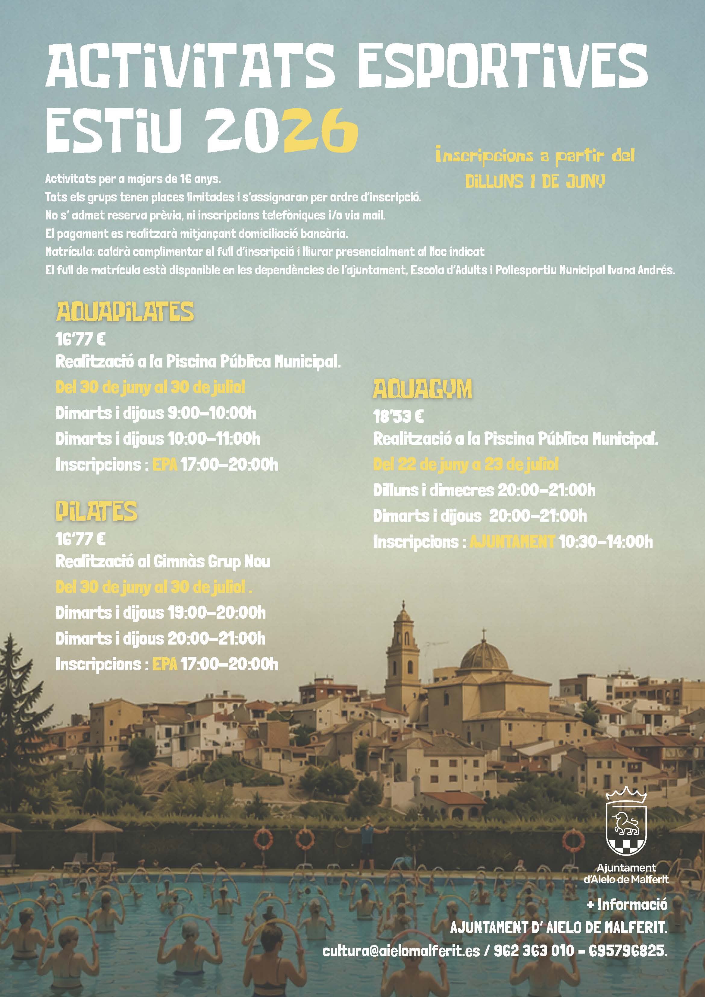 ACTIVITATS D'ESTIU 2026!