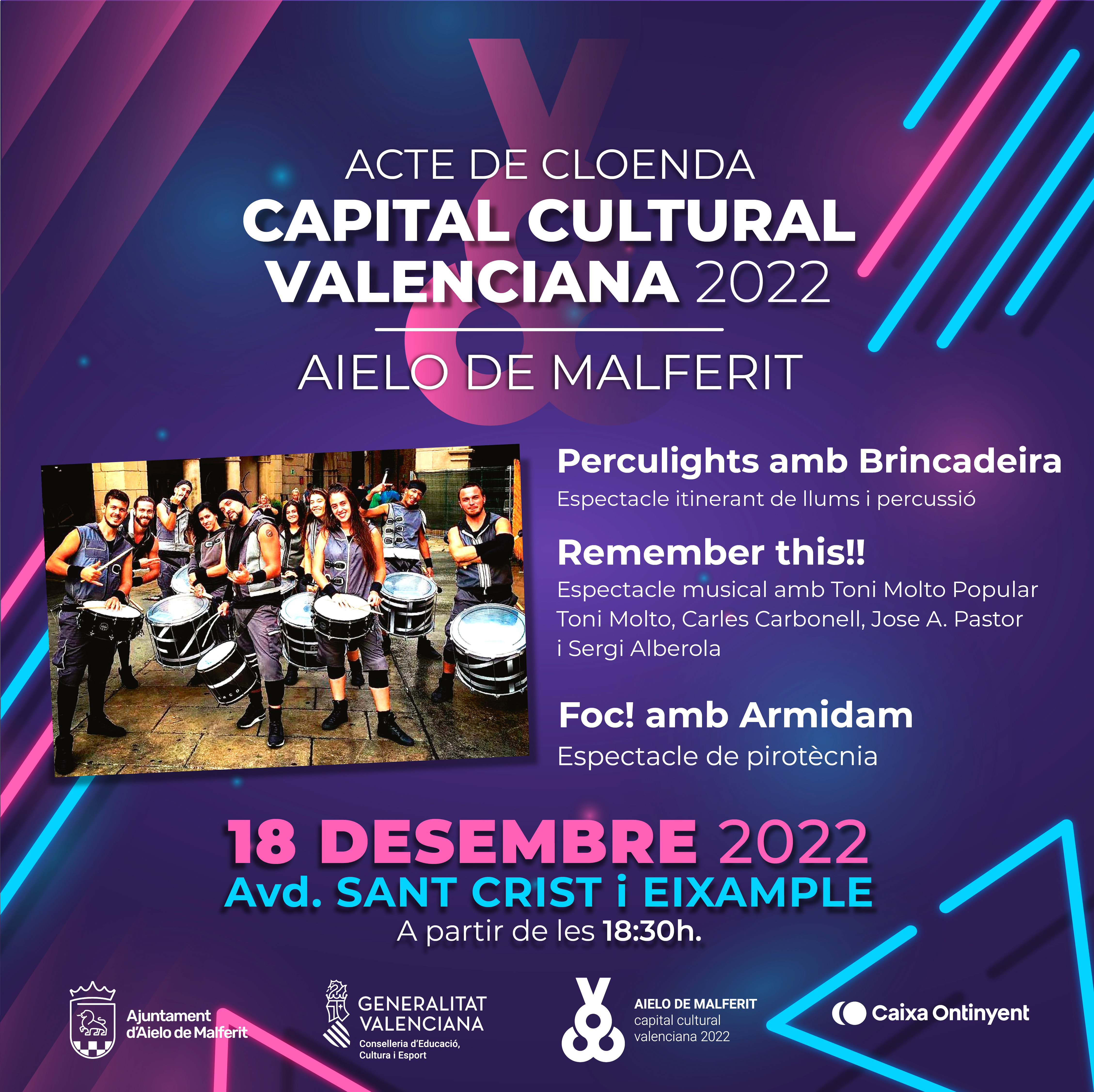 Cloenda Capital Cultural Valenciana 2022 Aielo de Malferit