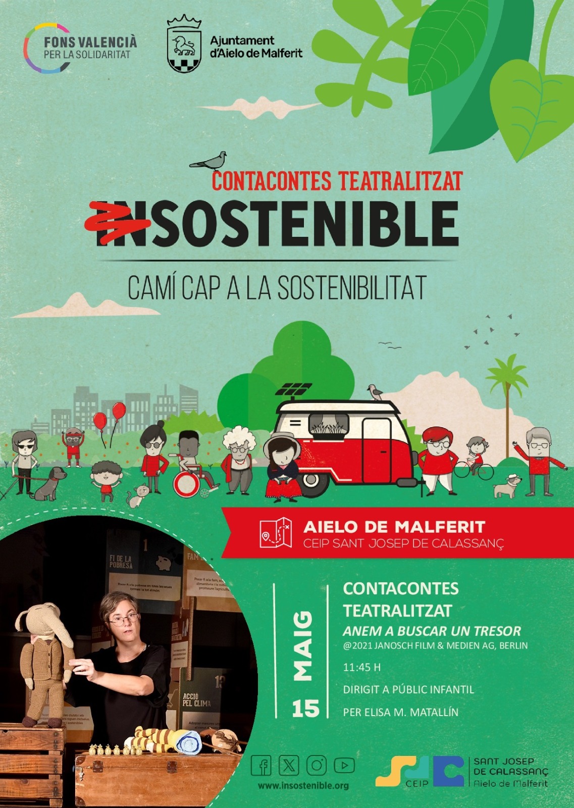 Contacontes teatralitzat sostenible "Camí cap a la sostenibilitat"