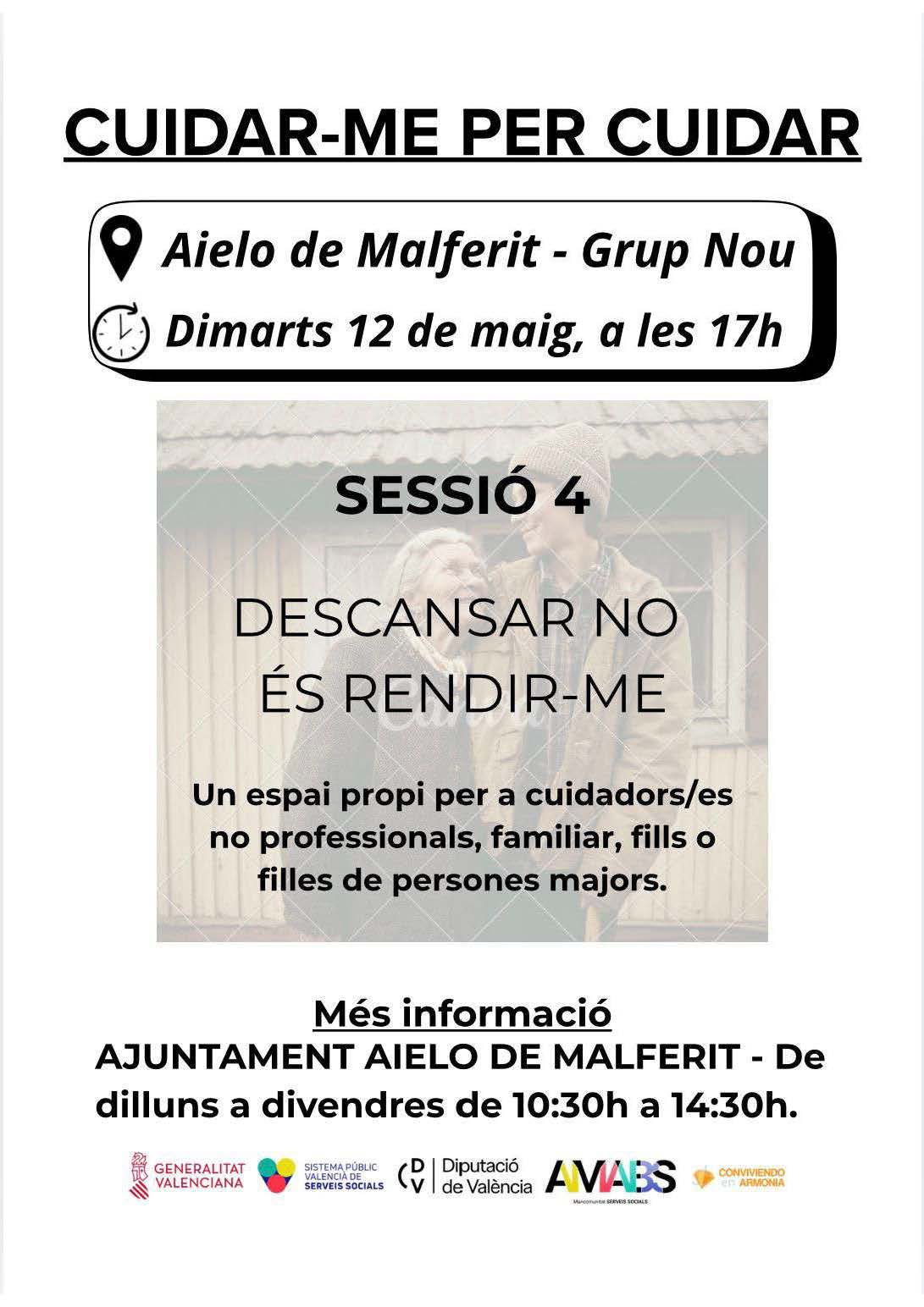 Sessió 4: Descansar no és rendir-me!