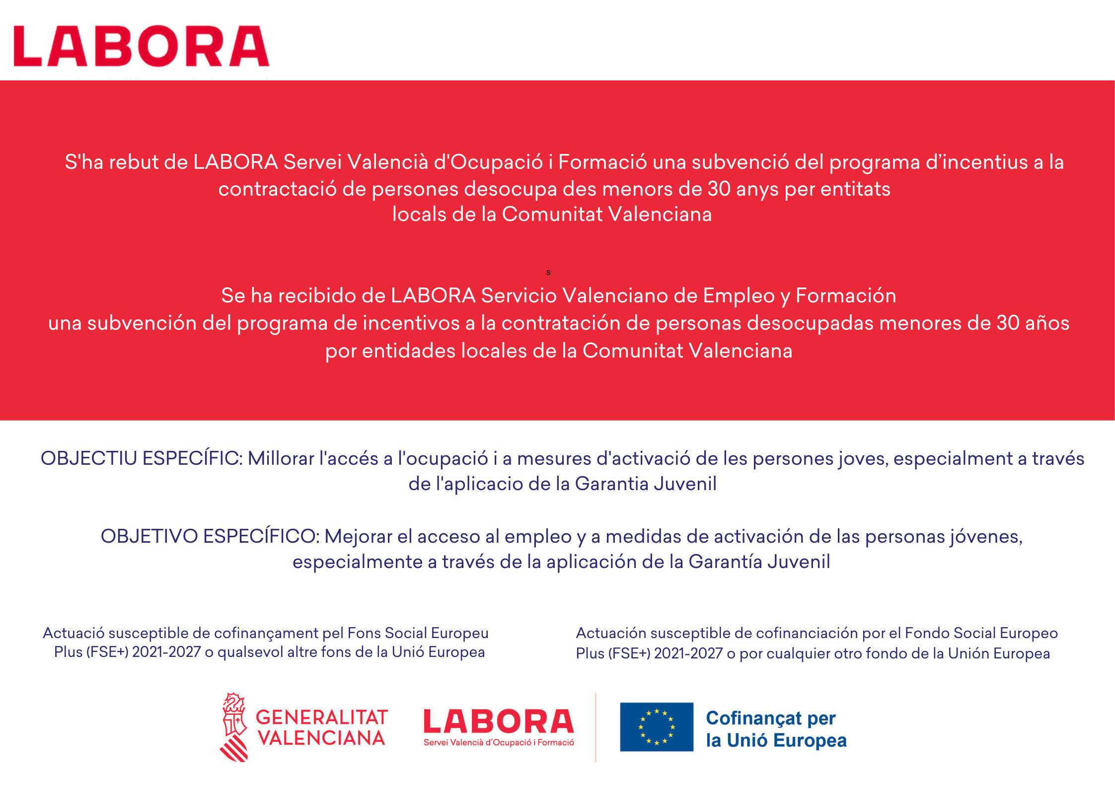 S’enceta el Programa EMPUJU a la localitat d’Aielo de Malferit