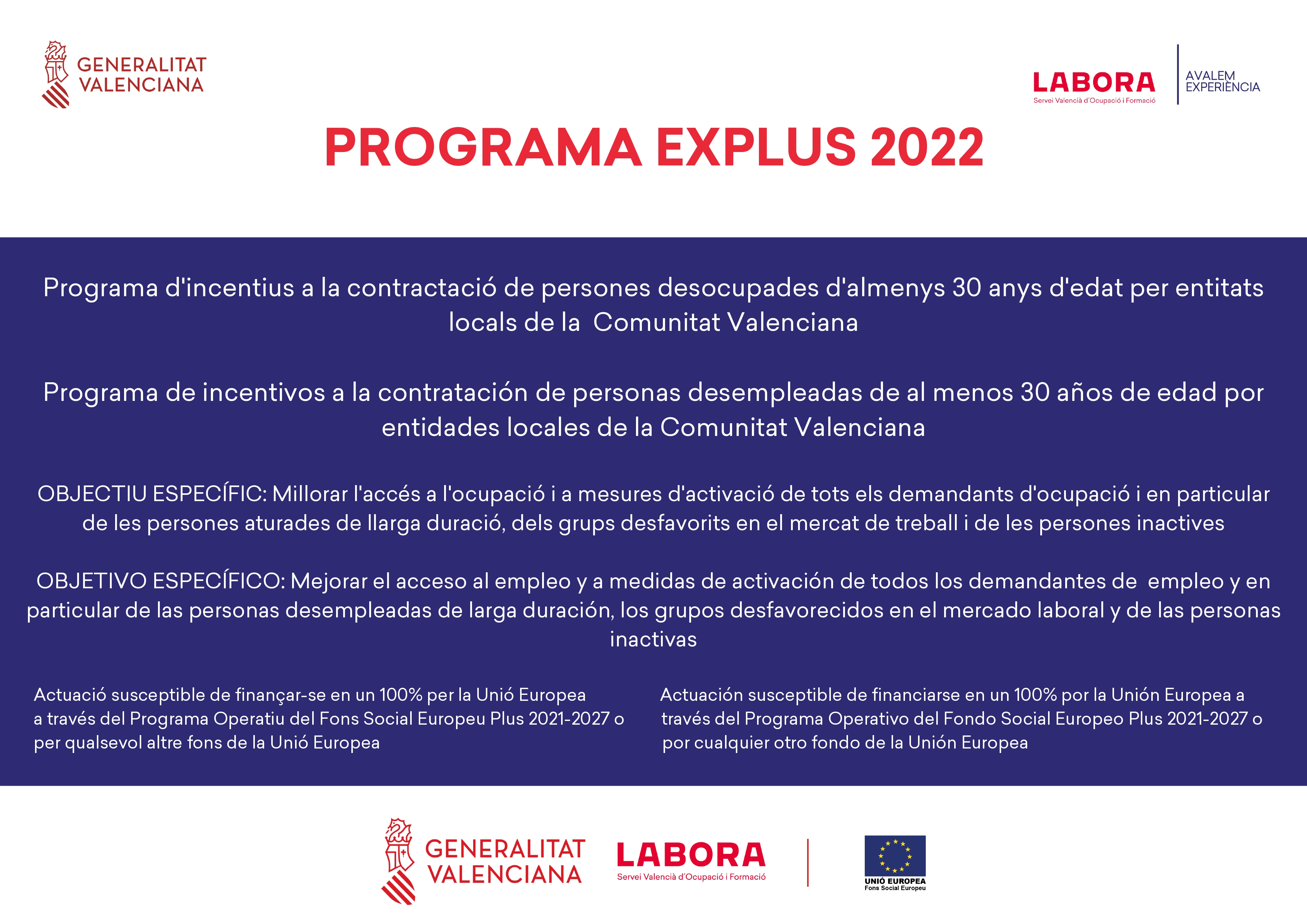 L'Ajuntament d'Aielo de Malferit contracta 3 persones desocupades amb el programa EXPLUS 2022