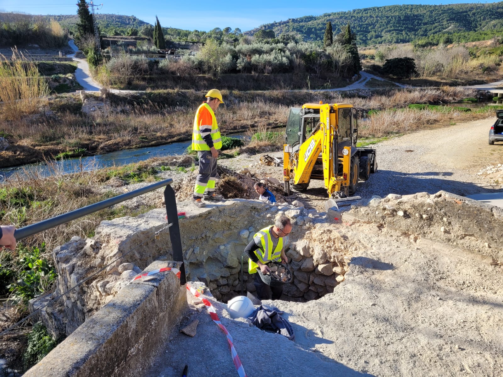 Arranquen les obres de reconstrucció del Pont d’Allà Baix